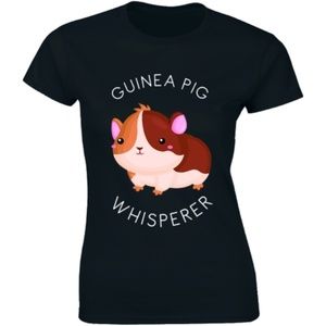 Half It Tops - Guinea Pig Whisperer - Pet Lover Animal T-shirt Half It Tops - Guinea Pig Whisperer - Pet Lover Animal T-shirt
